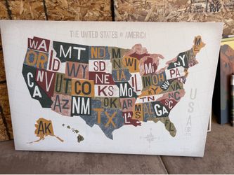 USA canvas