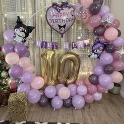 Kuromi Birthday Decoration 