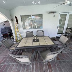 Patio dining table