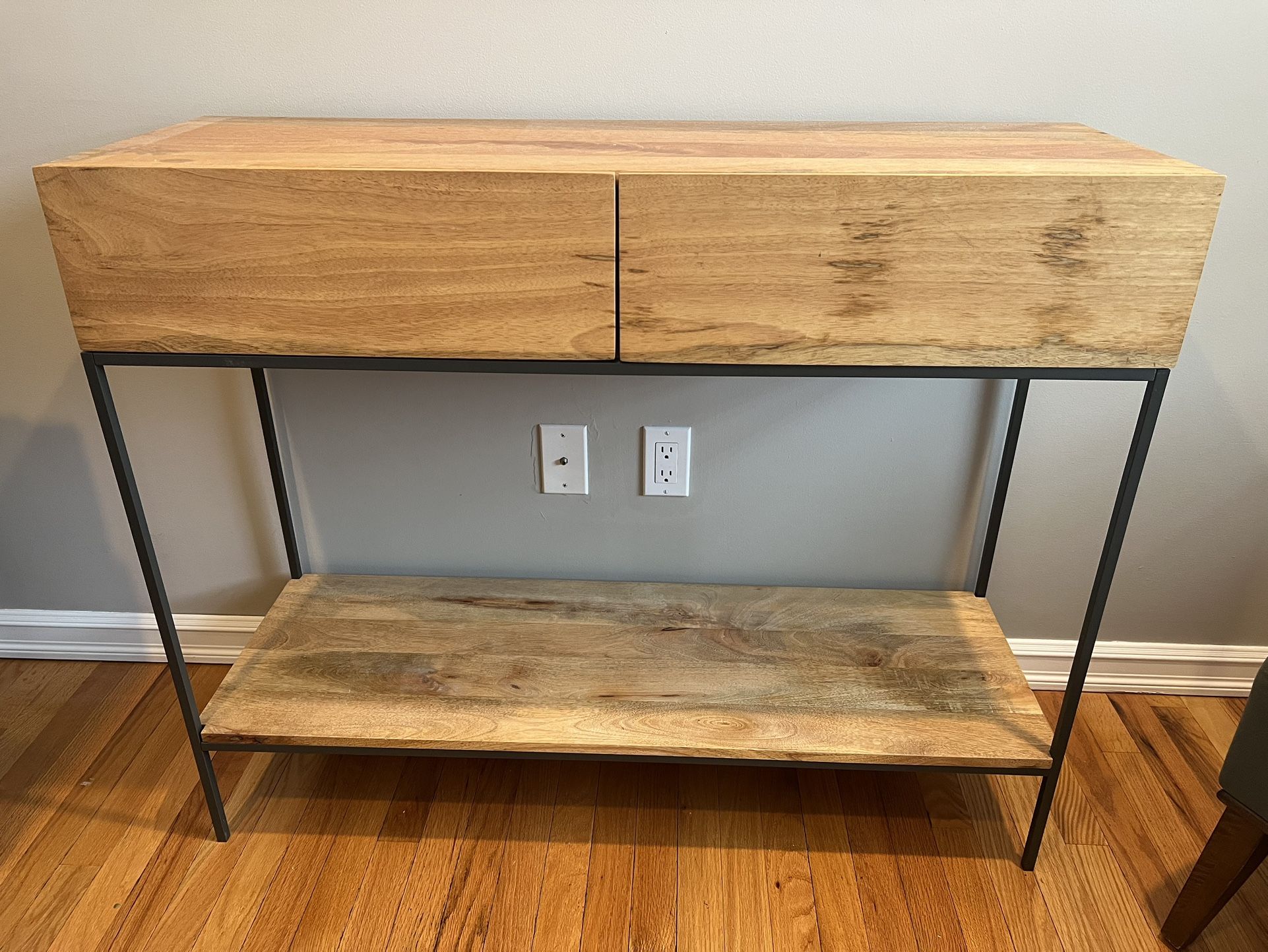 West Elm console table