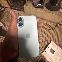 I Phone 16  Turquoise 