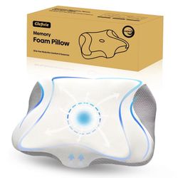 Cervical Memory Foam Pillow, sleeper Orthopedic Neck Support Pillow for Adults with Neck Pain