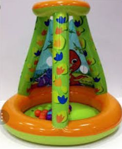 Dinosaur ball pit for kids!