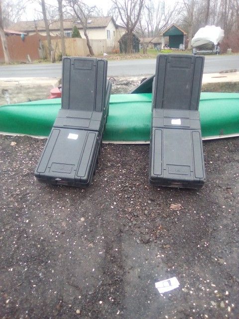 Storage Bins And Canoe