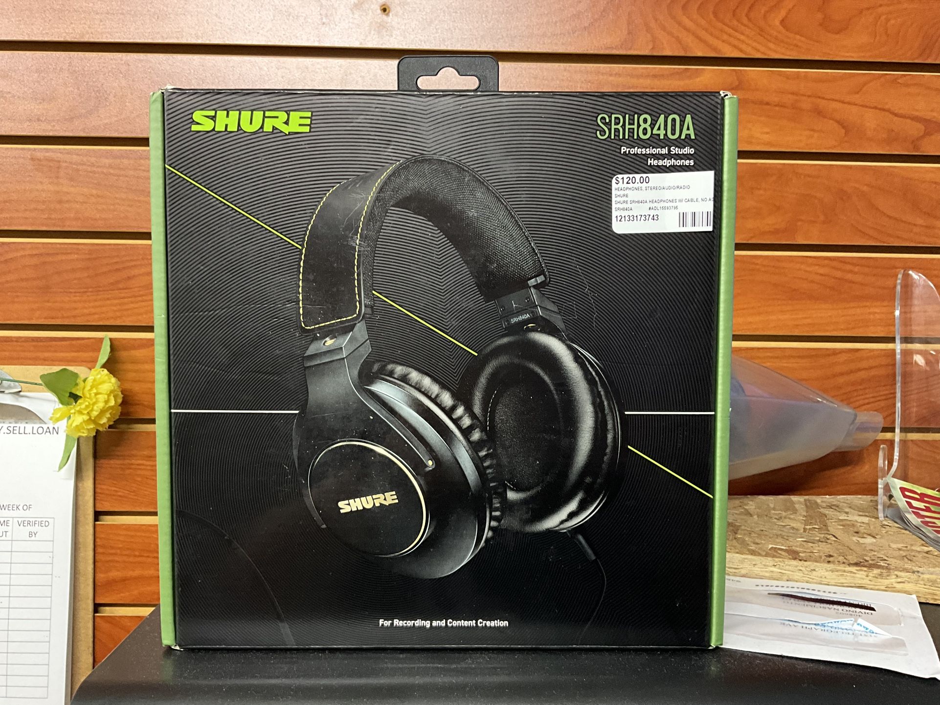 Shure SRH841A Professional Studio Headphones