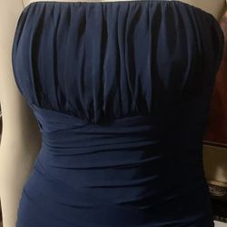 Laundry By Shelli Segal Midnight Strapless Dress