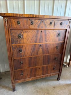 Antique Mahogany Tall Chest of Drawers