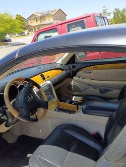 2003 SC 430 Lexus for parts whole car 3500 not running because of right front end damage whole car 3500 good transmission motor doors trunk roof