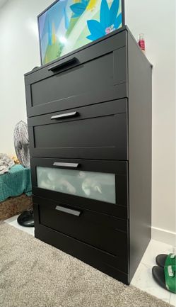 Basically New Jumbo Black IKEA Dresser Cajonera 4 Drawers