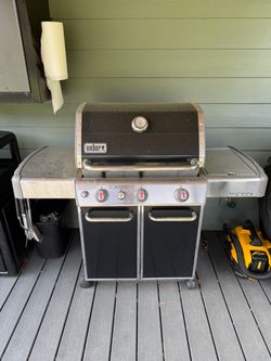Weber Genesis propane barbecue