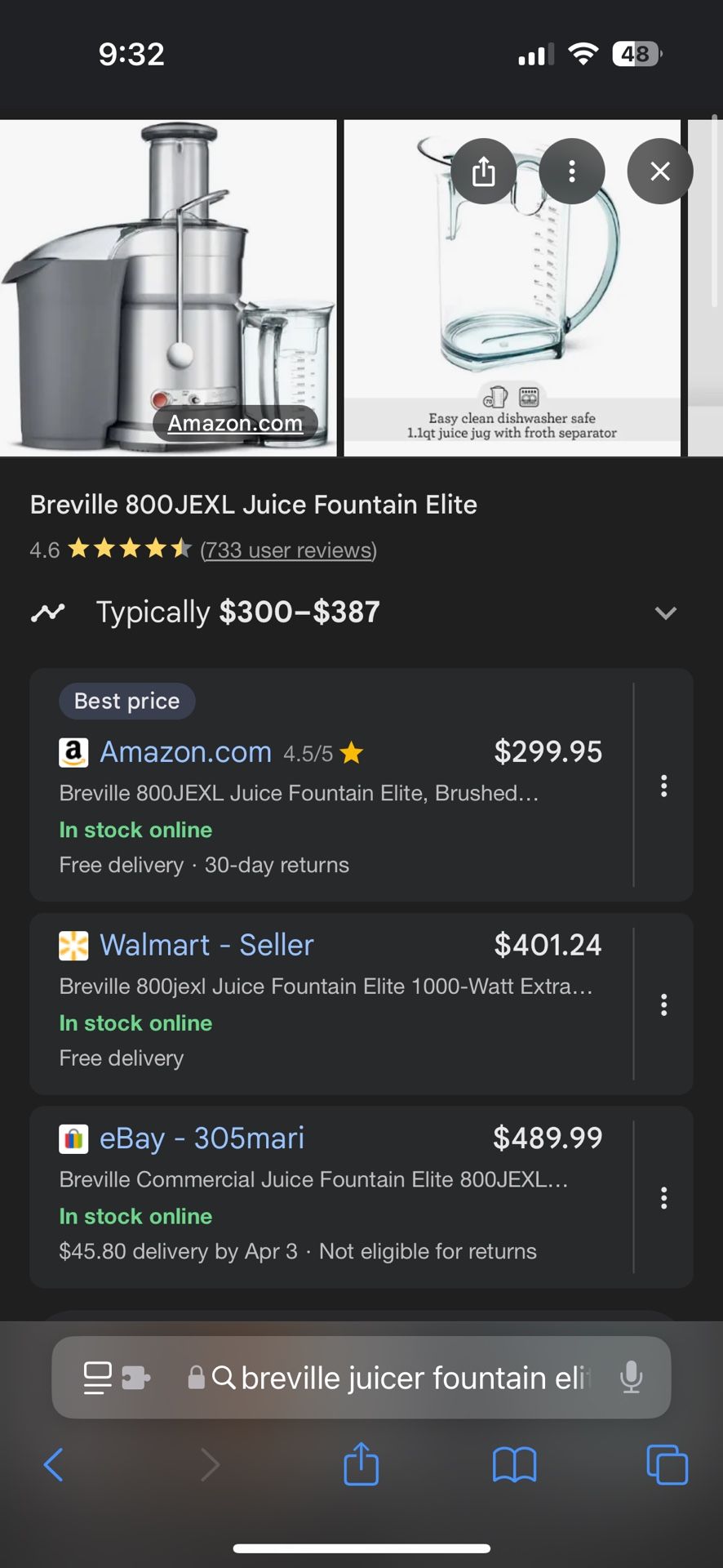 Breville Juice Fountain Elite Juicer
