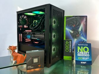 🦊 FOX 91 🦊 NO CREDIT NEEDED FINANCING 🦊 FOX HIGH END GAMING PC | DESKTOP | RIG | TOWER | AMD RYZEN 7-7700X | NVIDIA RTX 4080 SUPER| 32 GB DDR5 RAM.