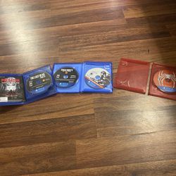 Selling Four PS4 Games (used)