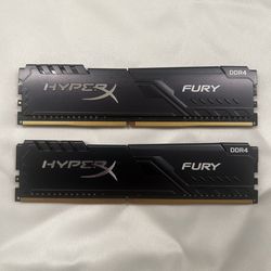 HyperX Fury DDR4 — 16GB RAM (2×8GB) 3200MHz
