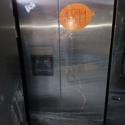 New Whirlpool Side By Side Refrigerator Stainless Steel 