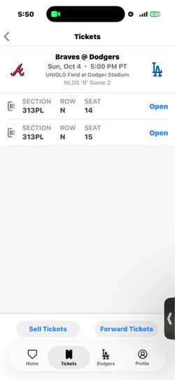 Dodgers Tickets