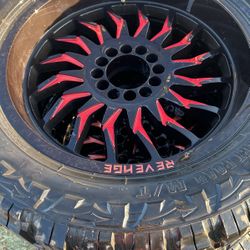 Rines Rojos Para Camioneta 