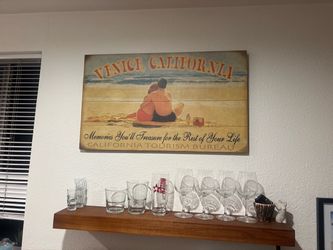 VENICE wood wall art
