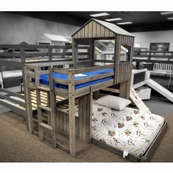 Twin Over Full Bunk Bed 