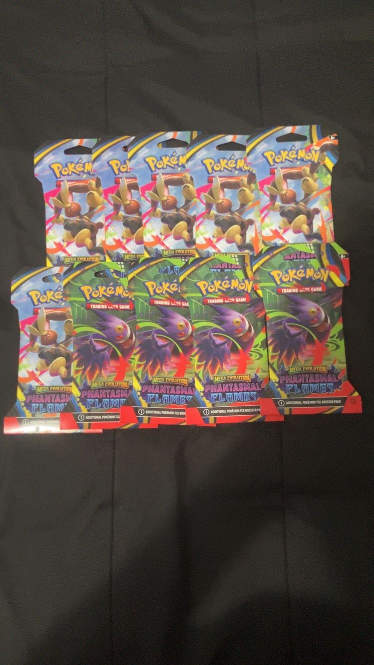 Lot of 10 Pokemon Single Packs