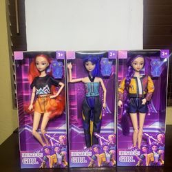 K-pop Demon Hunter Dolls 