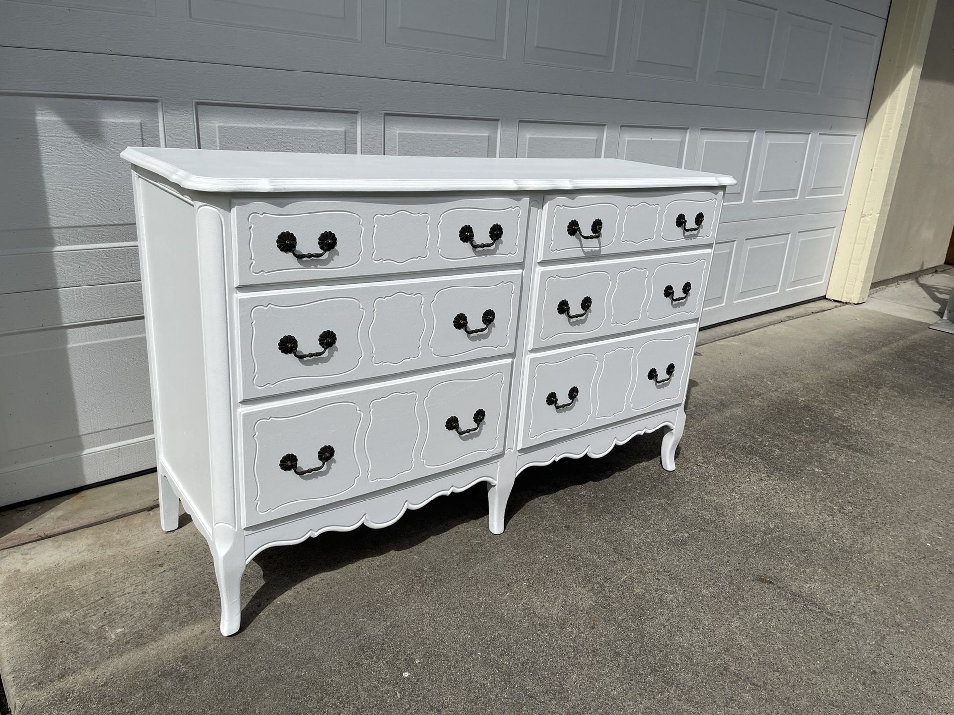 White Dresser With Mirror $225