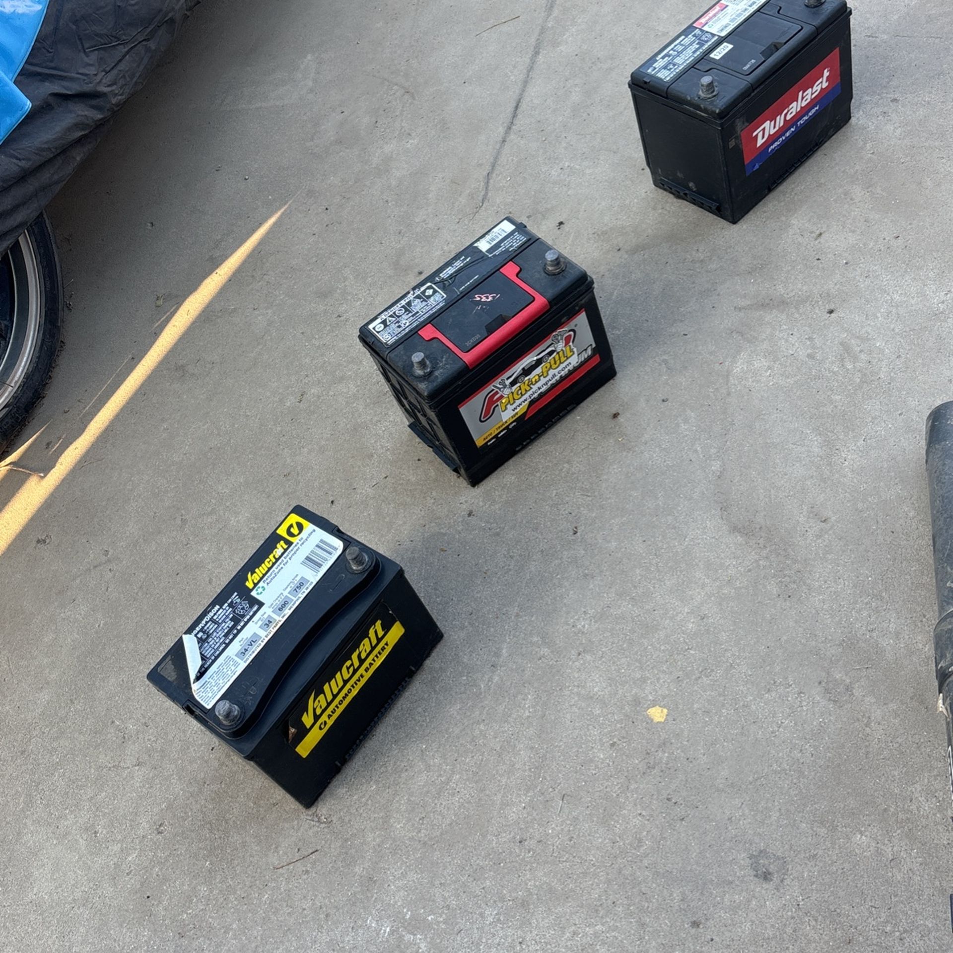 Use Car Batteries For 60 Each