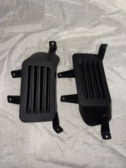 Black Automotive Vent Grille Covers Pair