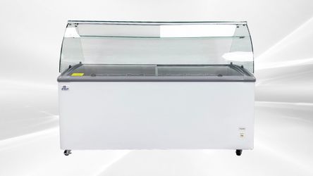 NSF 72 ins Gelato Ice Cream Freezer SD651S with glass