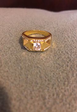 Men’s 18k gold filled ring