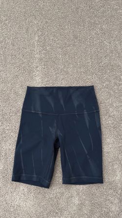 Blue Lululemon Align Biker Shorts