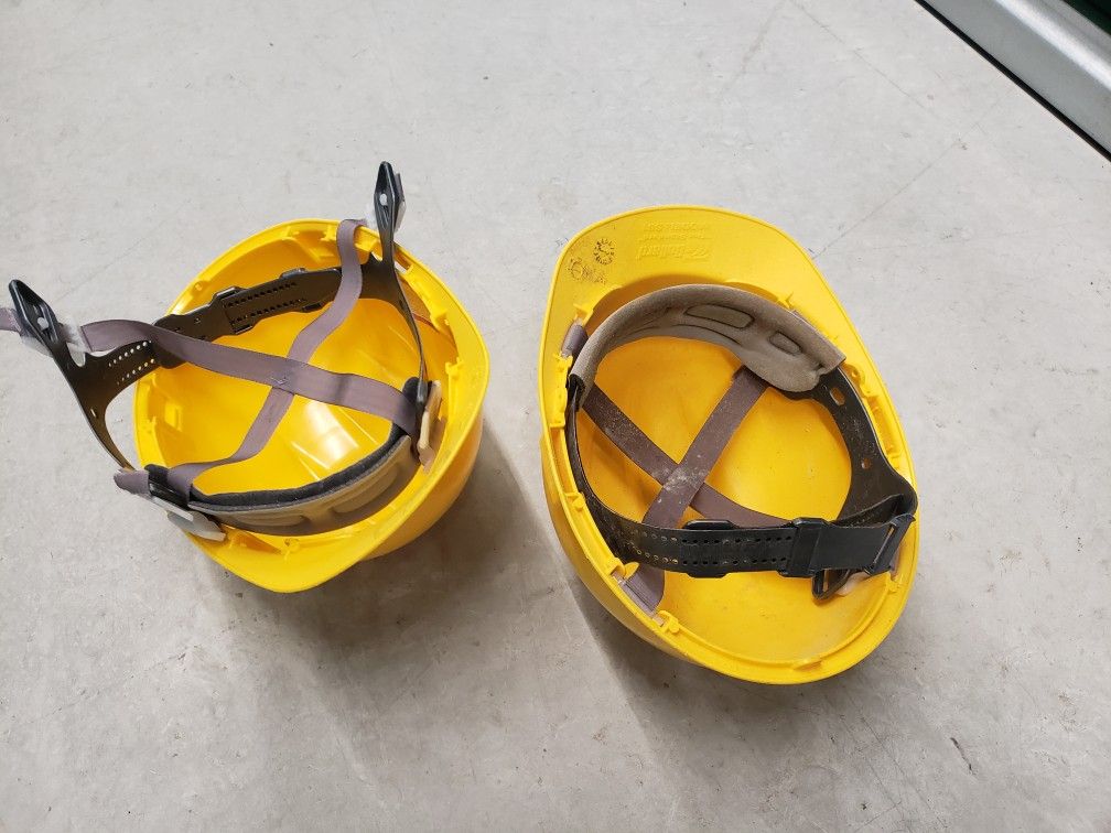Helmet For Construction One New One Used