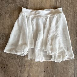 Natalie White Ballet Skirt Small Kids 