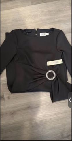 Eliza J Black Long Sleeve Dress – New with Tags