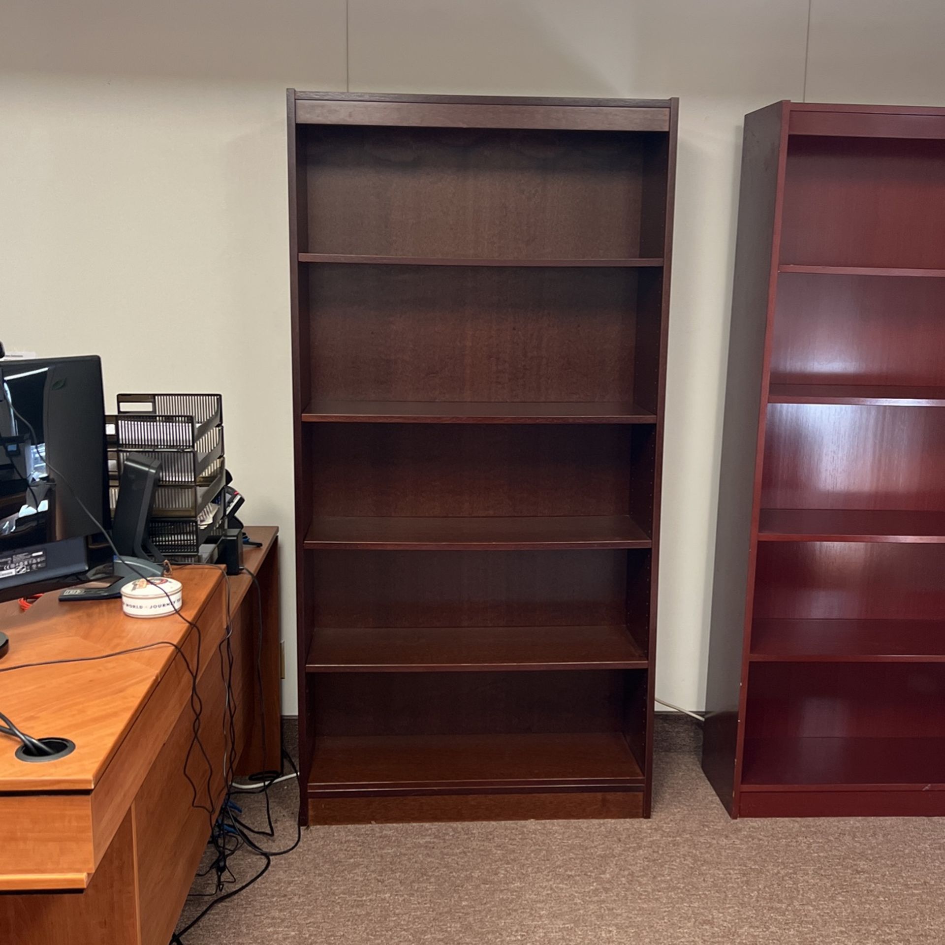 Bookshelf 36.25”x12”x72”