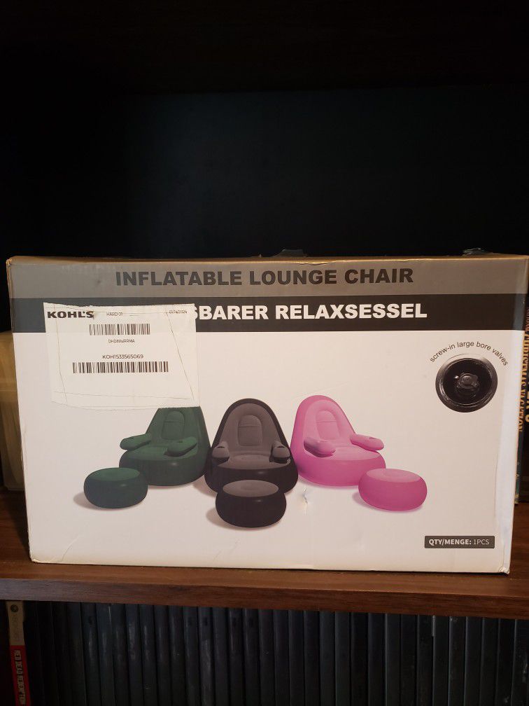 Inflatable Lounche Chair $25