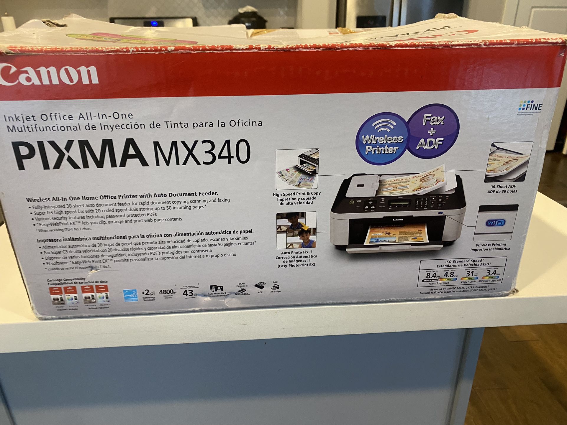 Canon PIXMA MX340 Wireless Office All-in-One Printer