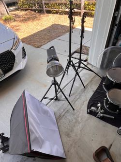 Strobe Lighting with Stands