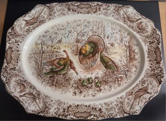 WOODLAND WILD TURKEY / WINDSOR WARE - PLATTER 