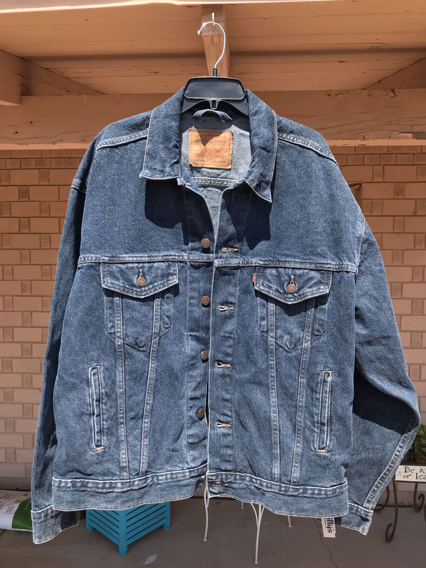 Vintage New With Tags! 1990s Levi’s Jacket 70507 Trucker Type III Smitty’s 