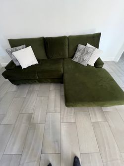 Olive Green Sectional Couch