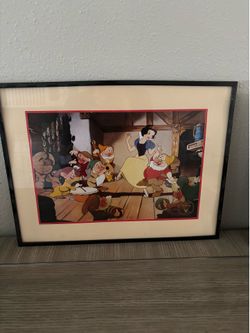 Disney Snow White and the Seven Dwarfs Framed Print