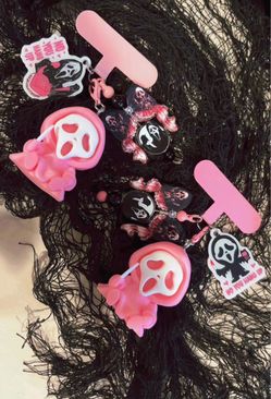 Mini Ghost Face Phone Charms