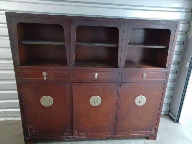 BAKER FURNITURE VINTAGE ANTIQUE SERVER CABINET FOR SALE
