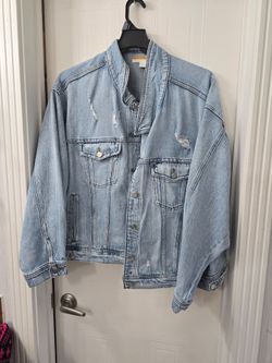 Maurices over sized jean jacket 3x