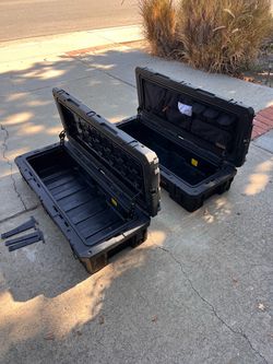 Two Roam 95L Rugged Cases Black