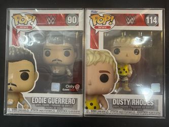Funko Pop! Lot WWE Eddie Guerrero #90 & Dusty Rhodes #114