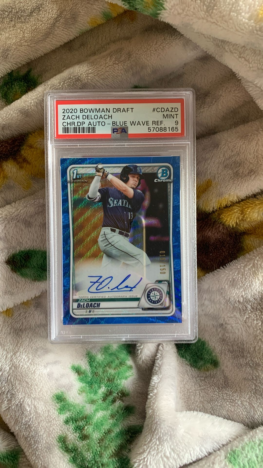 Zach DeLoach MLB Autographed Trading Card