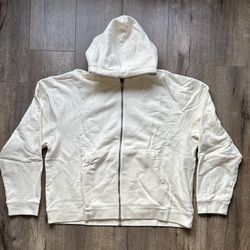 Jordan Travis Scott Full Zip Up Hoodie White Mens Size Large