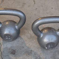 20 Pound Kettlebells 